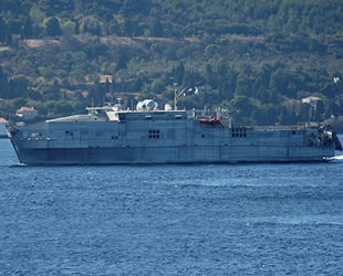 'USNS Yuma' isimli savaş gemisi, Çanakkale Boğazı'ndan geçti