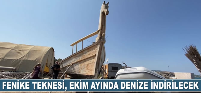 Tek bir çivi kullanılmadan inşa edilen Fenike teknesi Ekim ayında denize indirilecek