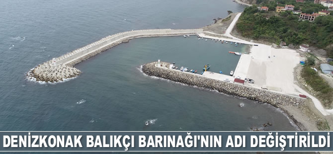 Denizkonak Balıkçı Barınağı'na Şehit Onur Ensar Ayanoğlu adı verildi