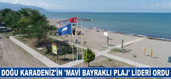 Doğu Karadeniz'in 'Mavi Bayraklı Plaj’ lideri Ordu oldu