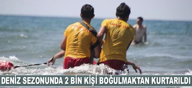 Kocaeli ve Sakarya'da deniz sezonunda 2 bin 411 kişi boğulmaktan kurtarıldı