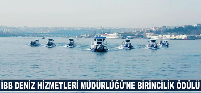 İBB Deniz Hizmetleri Müdürlüğü, ‘Sürdürülebilir Şehir Kategorisi’nde birincilik ödülünü kazandı