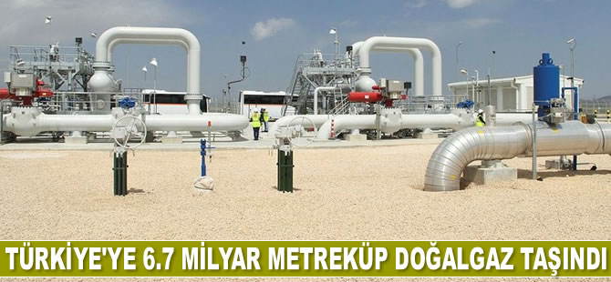 TANAP üzerinden Türkiye’ye 6.7 milyar metreküp doğalgaz taşındı