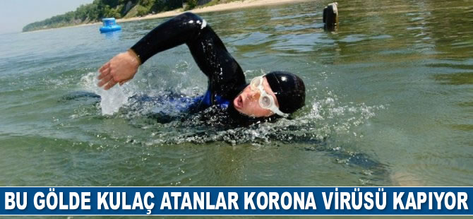 Superior Gölü’nde kulaç atanlar virüs kapıyor