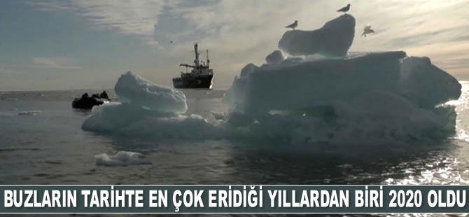 Buzların tarihte en çok eridiği yıllardan biri 2020 oldu