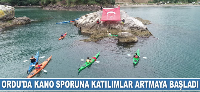 Ordu’da kano sporuna katılımlar artmaya başladı