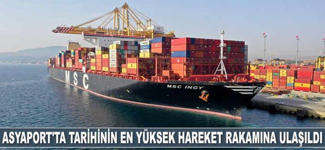 Asyaport yeni bir rekor kırdı