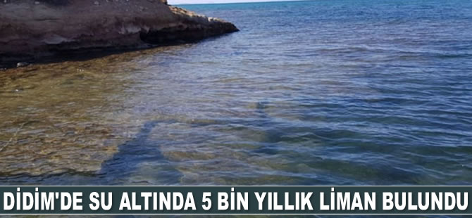 Didim'de su altında 5 bin yıllık liman bulundu