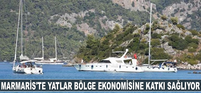 Marmaris'te yatlar bölge ekonomisine büyük katkı sağlıyor