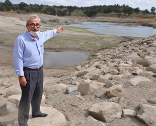 Efir Göleti’nde su seviyesi yüzde 80 azaldı