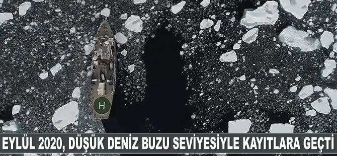 Eylül 2020, rekor sıcaklık ve düşük deniz buzu seviyesiyle kayıtlara geçti
