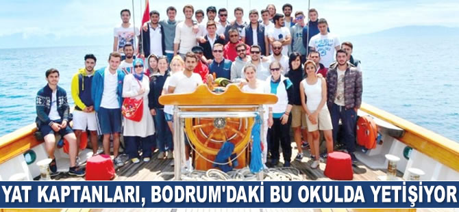 Yat kaptanları, MSKÜ Bodrum Denizcilik Meslek Yüksekokulu'nda yetişiyor