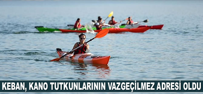 Keban Baraj Gölü kano tutkunlarının vazgeçilmez adresi oldu