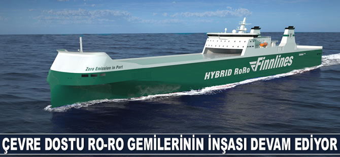 Yeni nesil çevre dostu Ro-Ro gemilerinin inşası devam ediyor