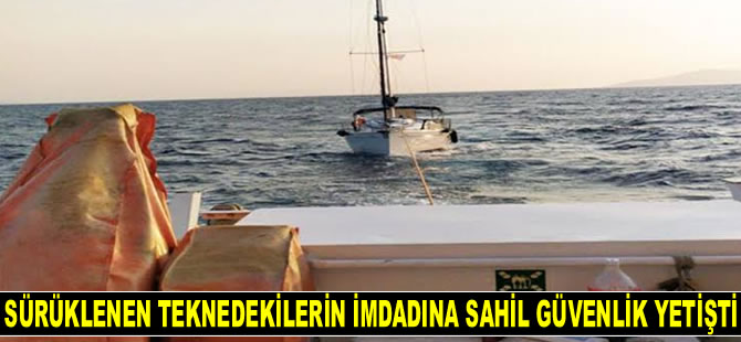 Adana'da sürüklenen teknedeki 3 kişi kurtarıldı