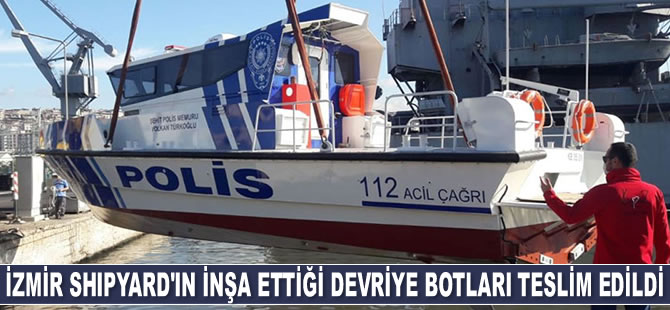 İzmir Shipyard’ın inşa ettiği devriye botları Emniyet Genel Müdürlüğü’ne teslim edildi
