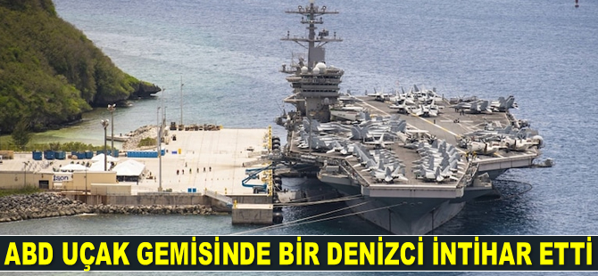 ABD uçak gemisinde bir denizci intihar etti