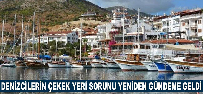 Datça'da denizcilerin çekek yeri sorunu yeniden gündeme geldi