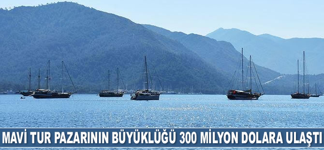 Mavi tur pazarının büyüklüğü 300 milyon dolara ulaştı