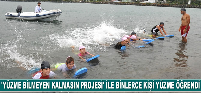 ‘Yüzme Bilmeyen Kalmasın Projesi’ ile yüz binlerce kişi yüzme öğrendi