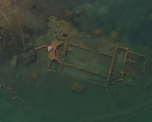 İznik Gölü çekilince bin 500 yıllık bazilika ortaya çıktı