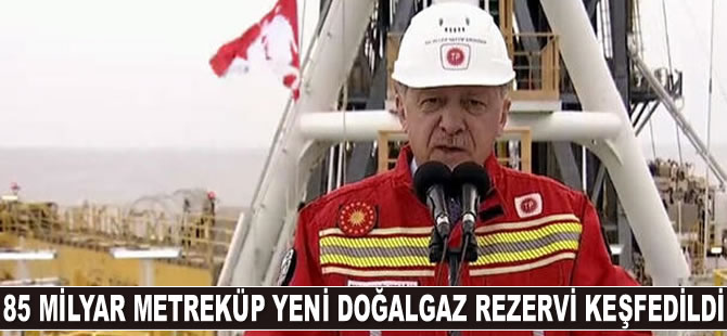 Karadeniz'de 85 milyar metreküp yeni doğalgaz rezervi keşfedildi