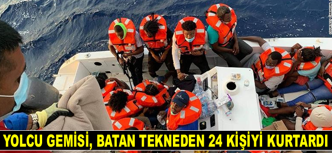 Carnival Sensation isimli yolcu gemisi, batan tekneden 24 kişiyi kurtardı