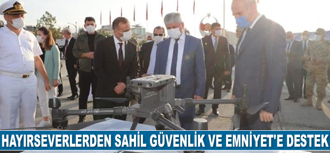 Hatay'da hayırseverlerden Sahil Güvenlik ve Emniyet’e destek geldi
