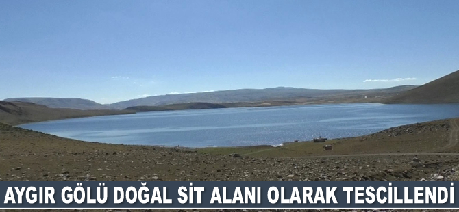 Aygır Gölü doğal sit alanı olarak tescillendi