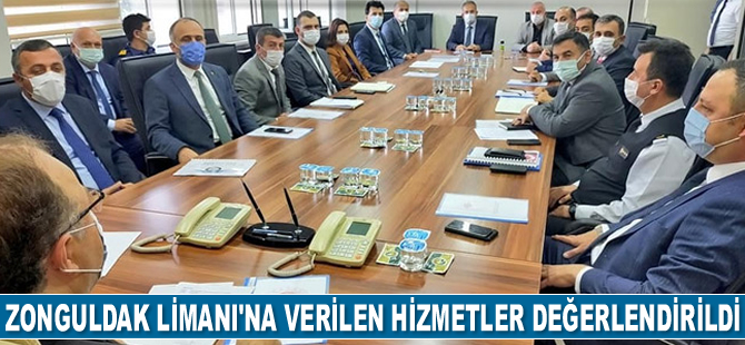 Zonguldak Limanı’na verilen hizmetler değerlendirildi