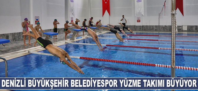 Denizli Büyükşehir Belediyespor Yüzme Takımı büyüyor