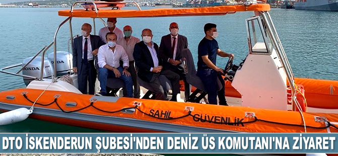İMEAK DTO İskenderun Şubesi Yönetimi, İskenderun Deniz Üs Komutanı’nı ziyaret etti