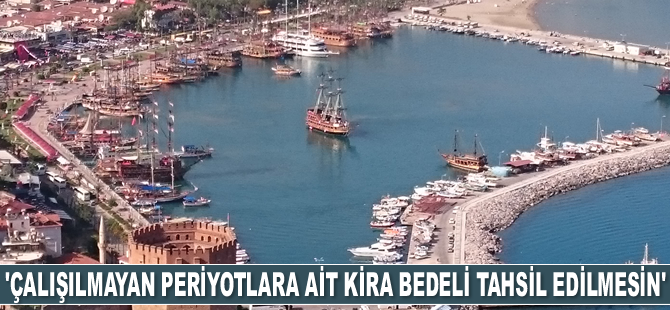 Ahmet Çetin: Çalışılmayan periyotlara ait kira bedeli tahsil edilmesin