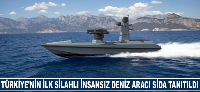 Türkiye'nin ilk silahlı insansız deniz aracı SİDA tanıtıldı