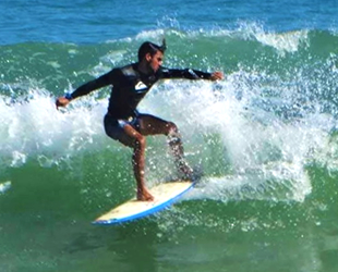Yasin Pehlivan, Karadeniz’in hırçın dalgalarında olimpiyatlara hazırlanıyor