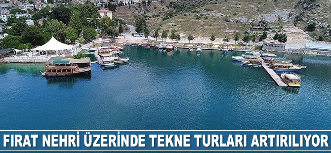 Fırat Nehri'nde tekne turları artırılıyor