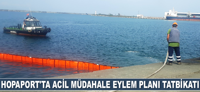HOPAPORT’ta Acil Müdahale Eylem Planı Tatbikatı gerçekleştirildi