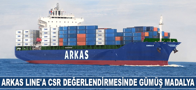 Arkas Line, CSR değerlendirmesinde gümüş madalya aldı