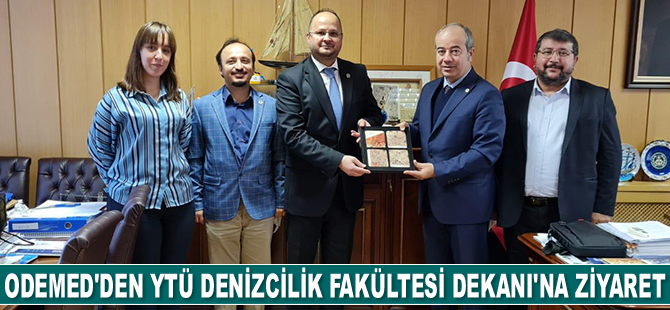 ODEMED Yönetimi, YTÜ Denizcilik Fakültesi Dekanı Prof. Dr. Hüseyin Yılmaz’ı ziyaret etti