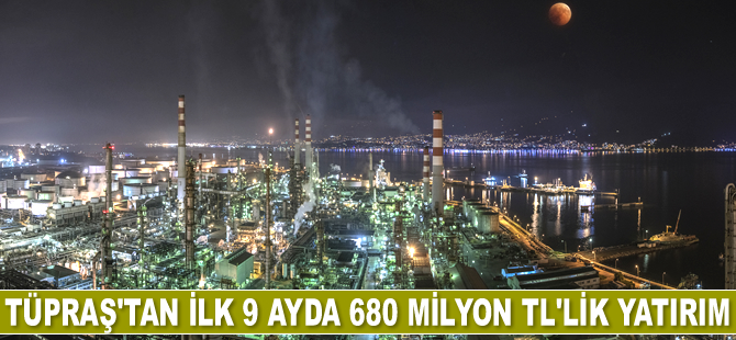 Tüpraş, yılın üçüncü çeyreğinde 6.4 milyon ton üretim gerçekleştirdi