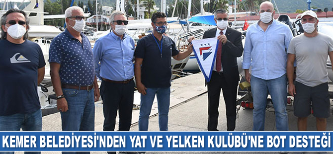 Kemer Belediyesi, Kemer Yat ve Yelken Kulübü Derneği'ne bot desteği verdi