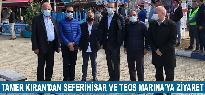 Tamer Kıran ve ekibi, Seferihisar ve Teos Marina'yı ziyaret etti