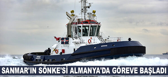Sanmar’ın inşa ettiği Sönke römorkörü Almanya’da göreve başladı