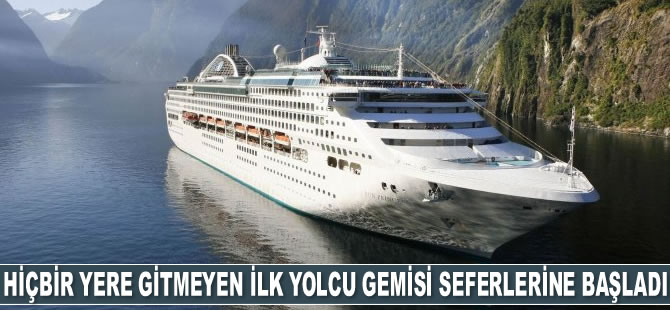 Singapur'un hiçbir yere gitmeyen ilk yolcu gemisi sefere başladı