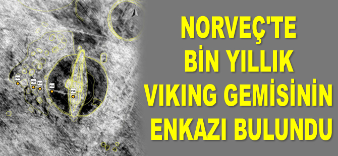 Norveç'te bin Yıllık Viking gemisinin enkazı bulundu