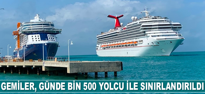 Gemiler, günde 1500 yolcu ile sınırlandırıldı