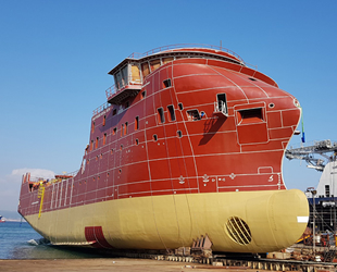 Cemre Tersanesi, Esvagt-3 isimli gemiyi denize indirdi