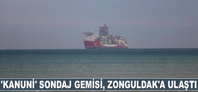 'Kanuni' Sondaj gemisi, Zonguldak'a ulaştı