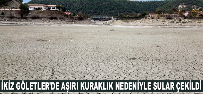 Sinop’ta ikiz göletler kurudu