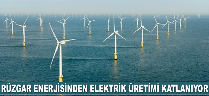 Açık deniz rüzgar enerjisinden elektrik üretimi katlanıyor